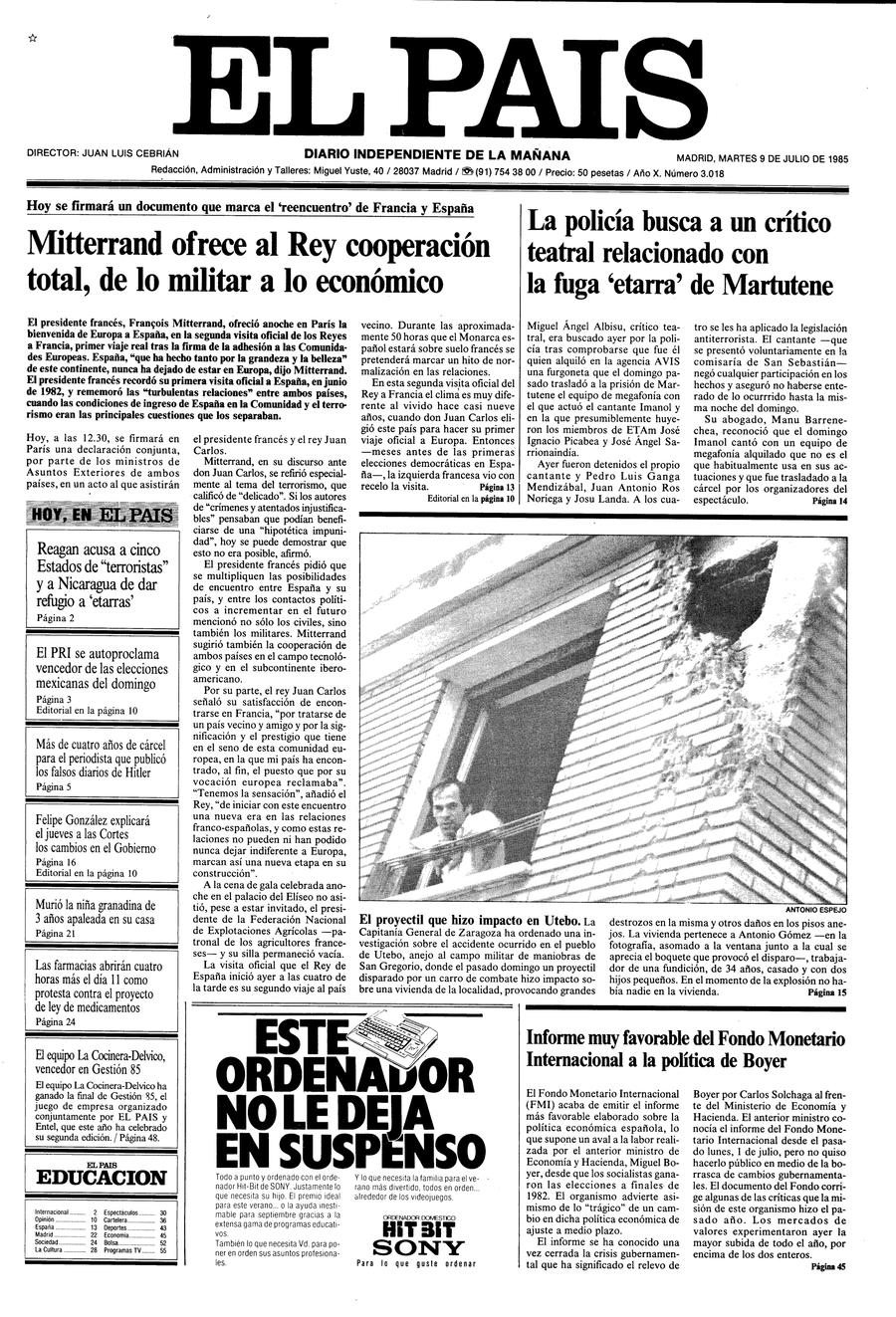 9 de Julio de 1985