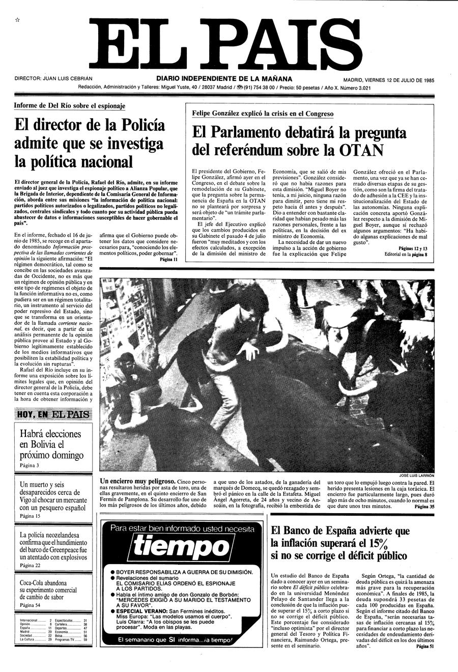 12 de Julio de 1985