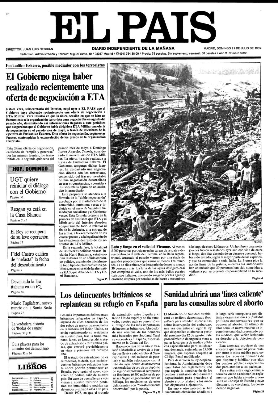 21 de Julio de 1985
