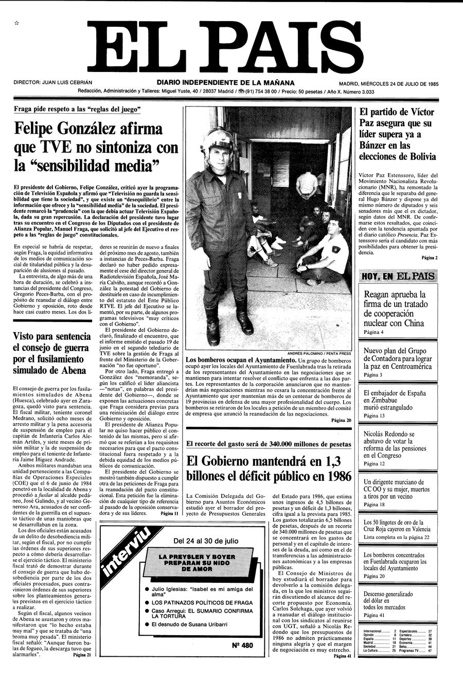 24 de Julio de 1985