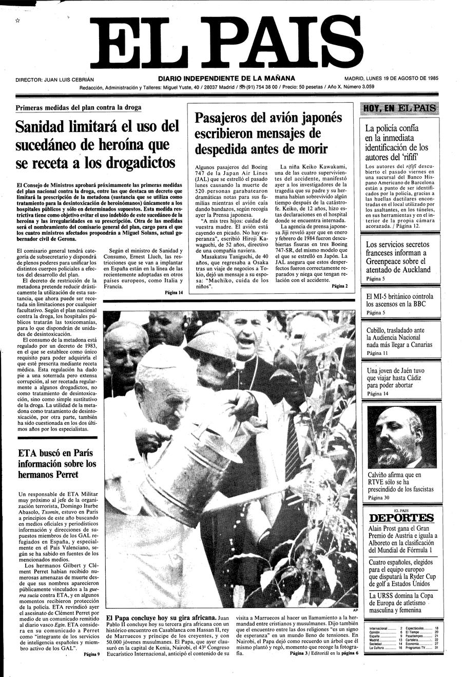 19 de Agosto de 1985