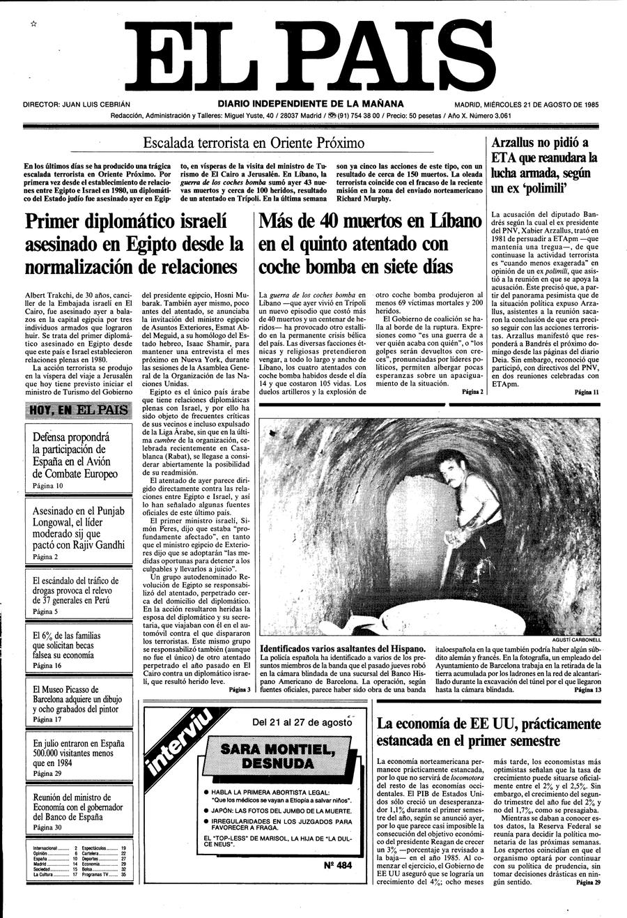 21 de Agosto de 1985