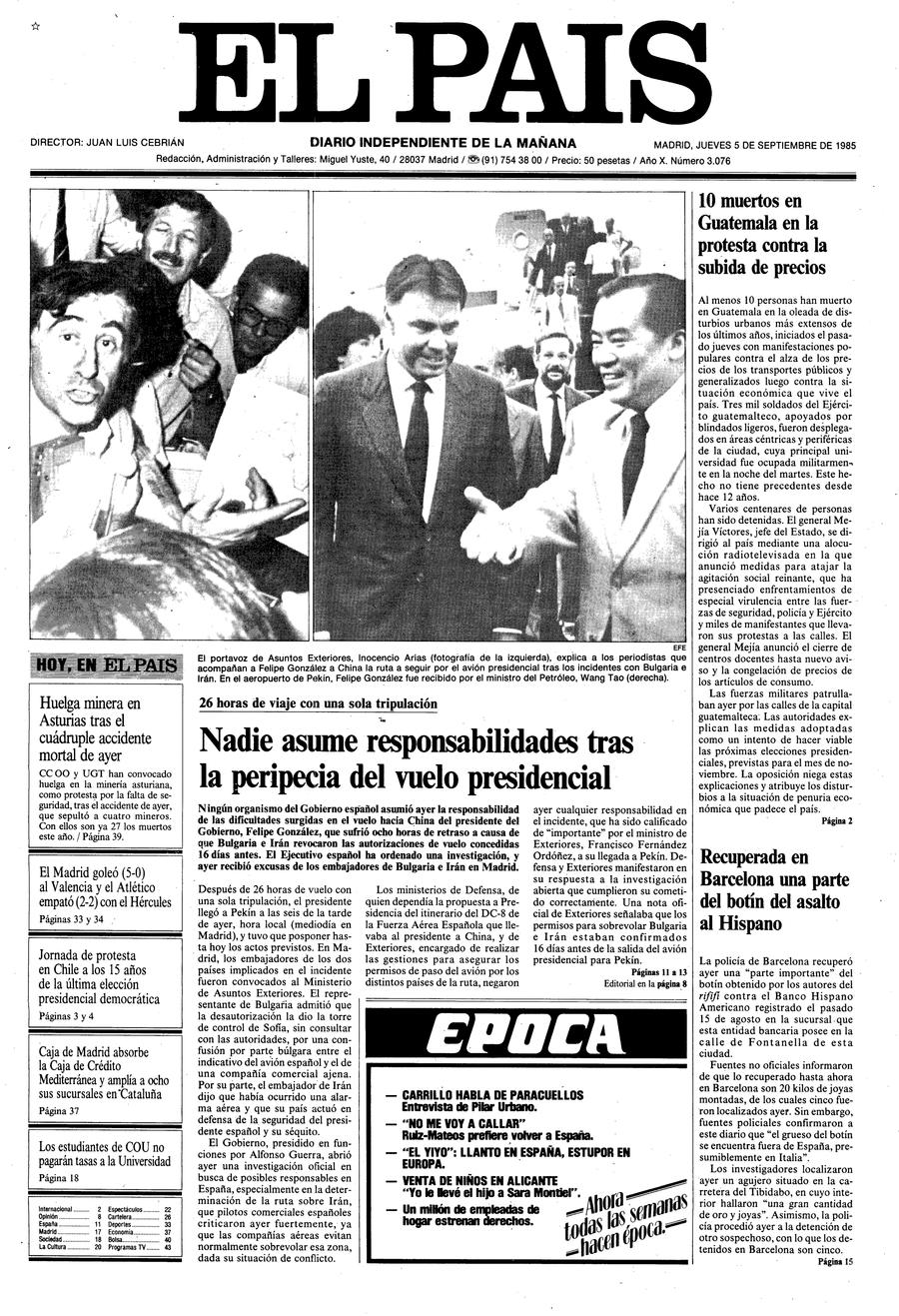 5 de Septiembre de 1985