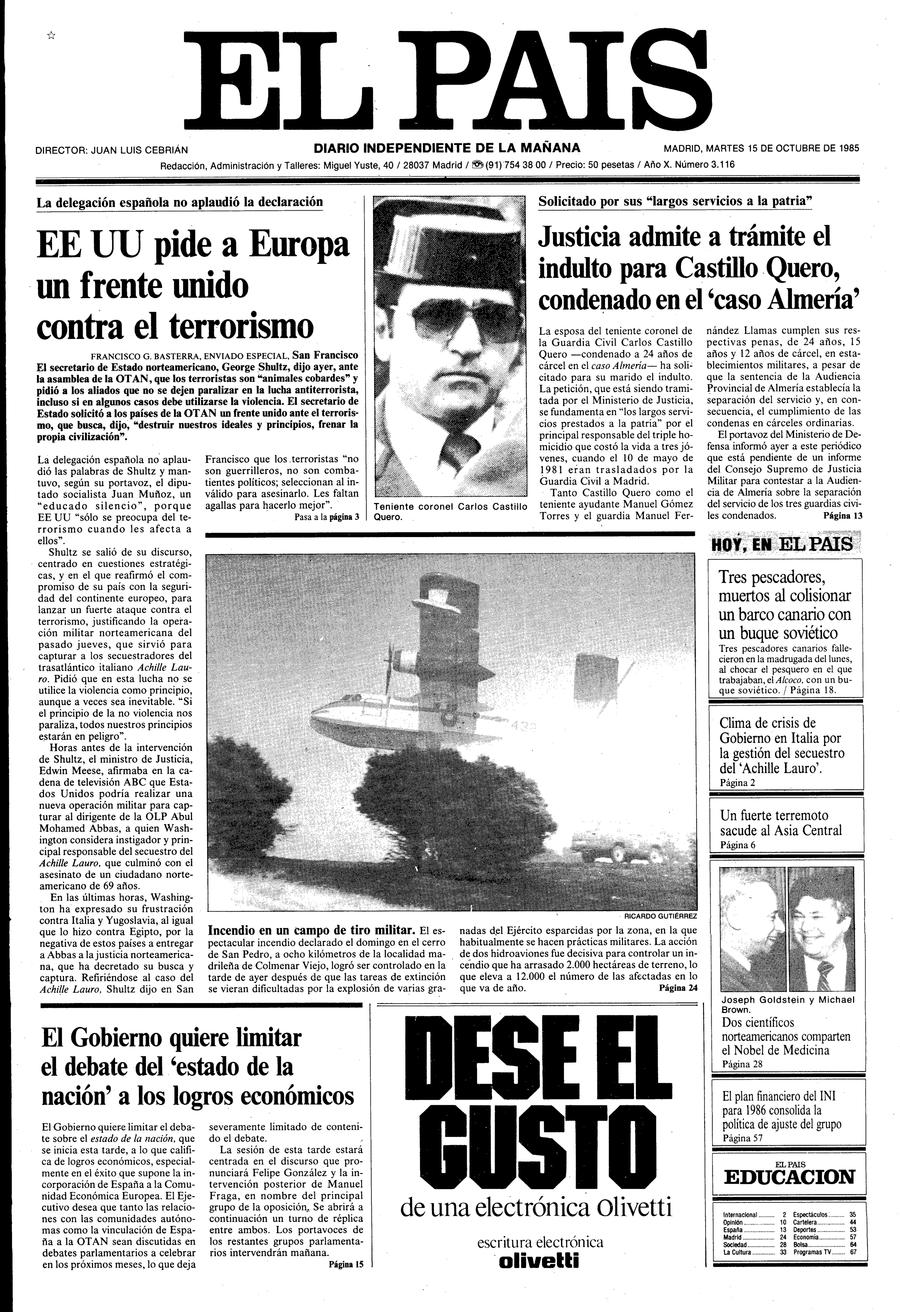 15 de Octubre de 1985