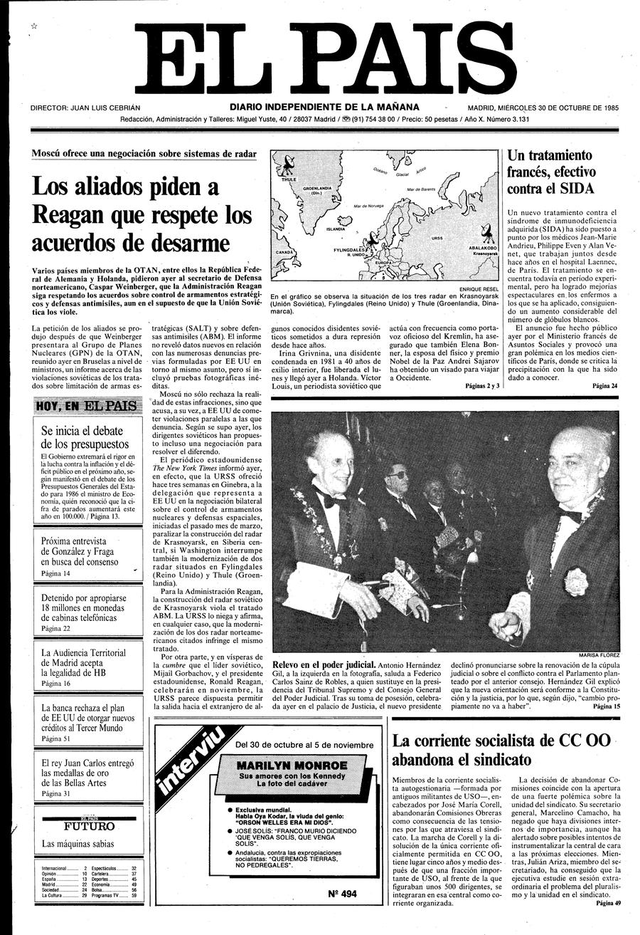 30 de Octubre de 1985