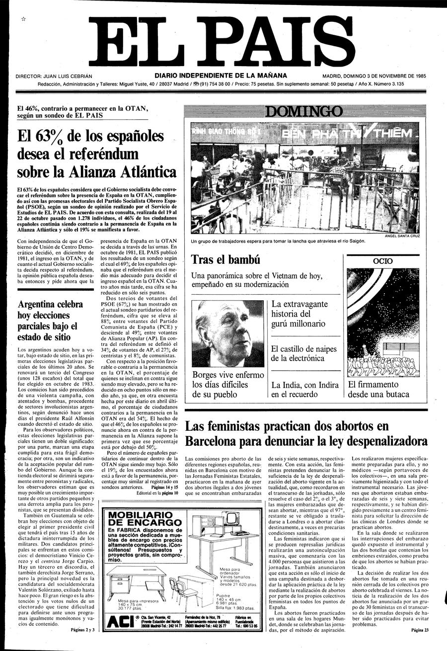 3 de Noviembre de 1985