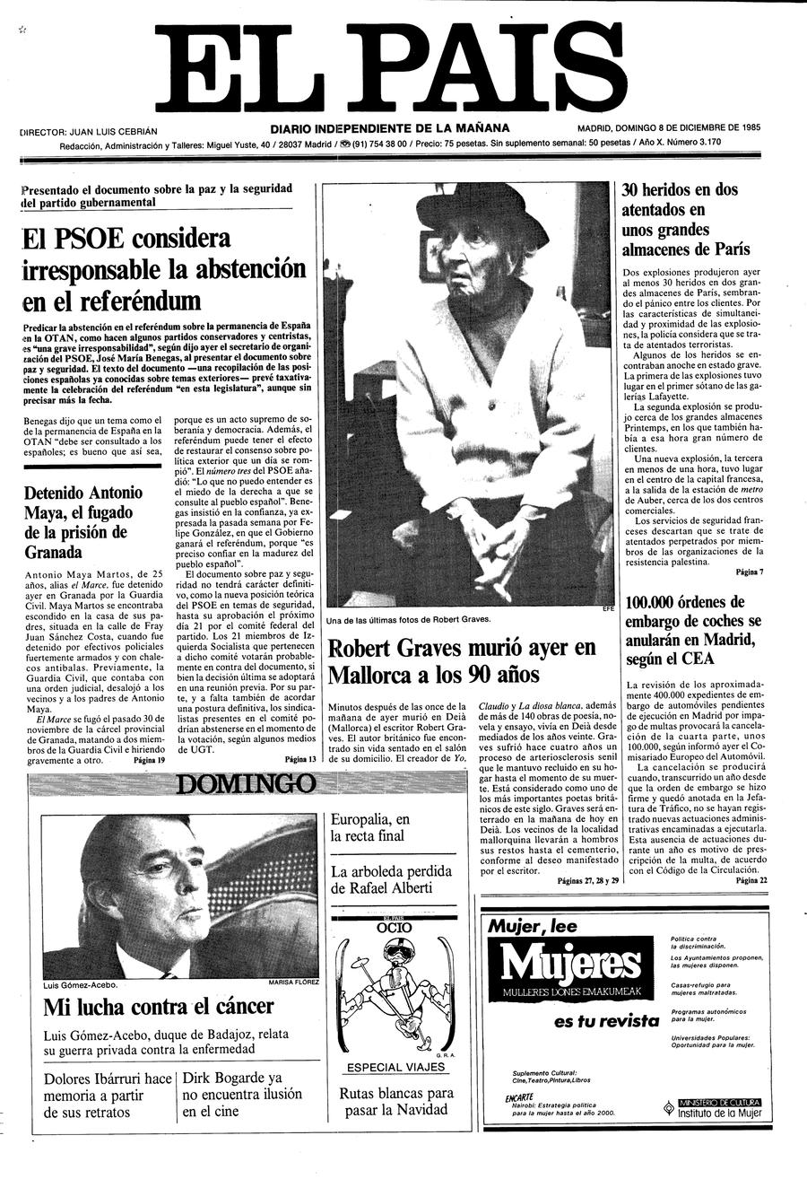 8 de Diciembre de 1985