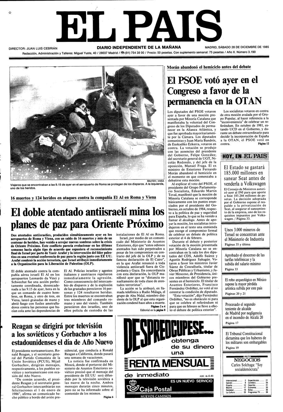 28 de Diciembre de 1985