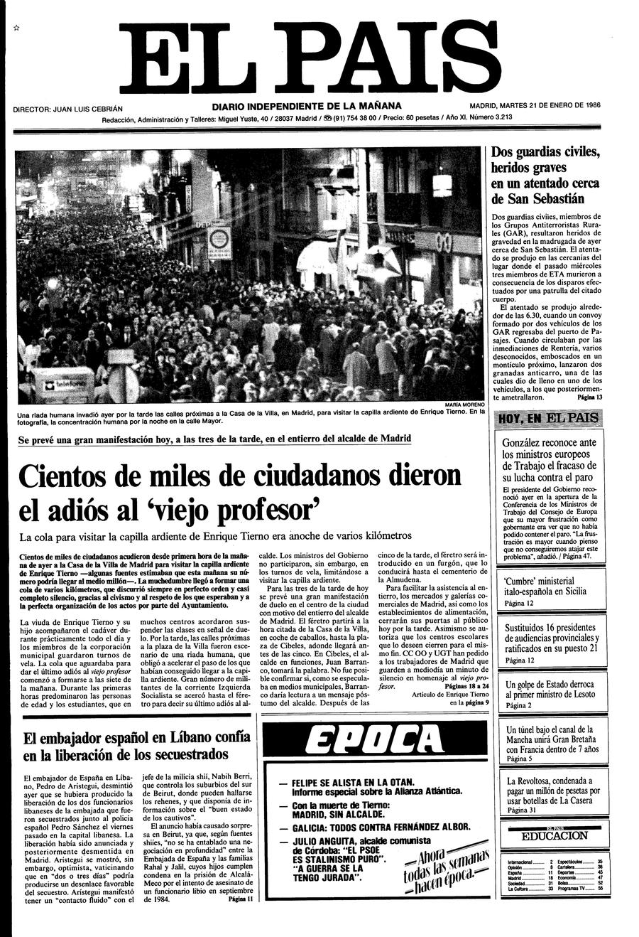 21 enero 1986