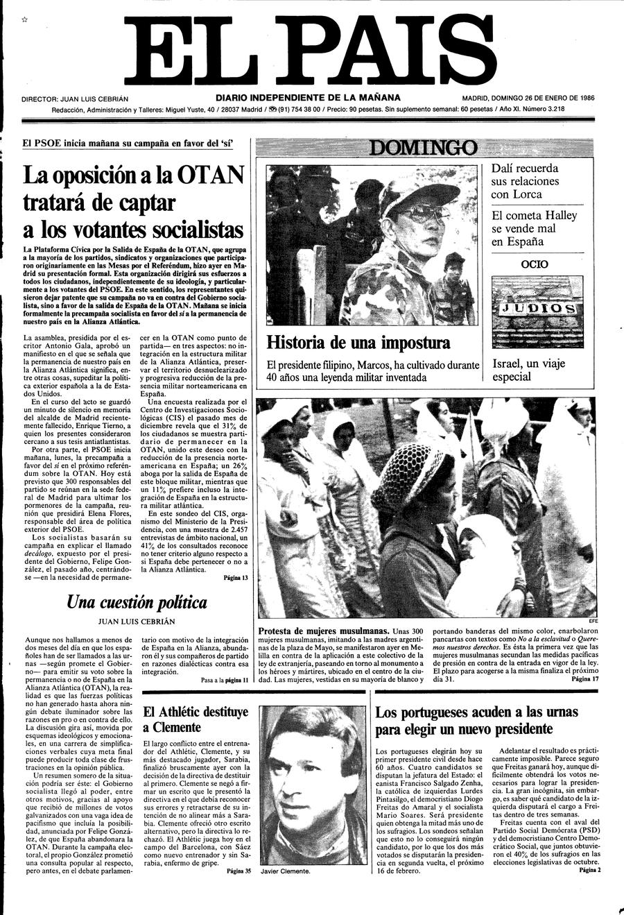 26 enero 1986