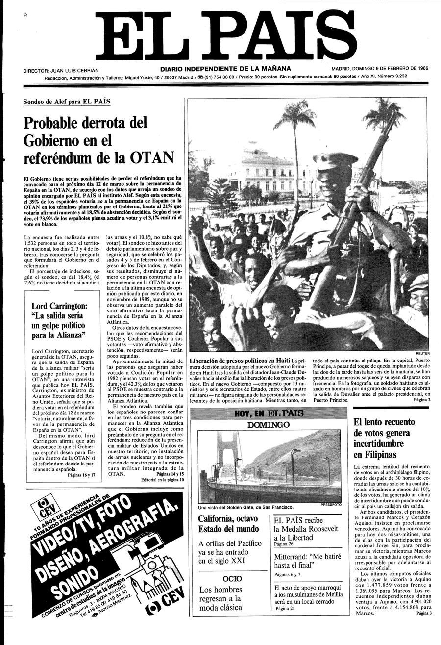 9 febrero 1986