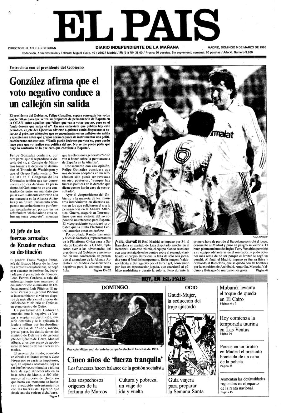 9 de Marzo de 1986