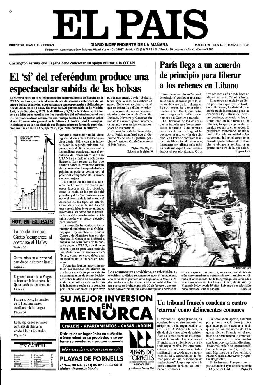 14 de Marzo de 1986