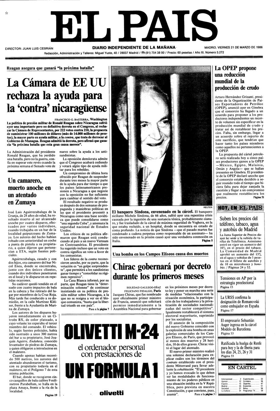 21 de Marzo de 1986