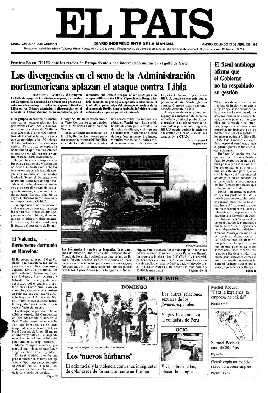 13 de Abril de 1986
