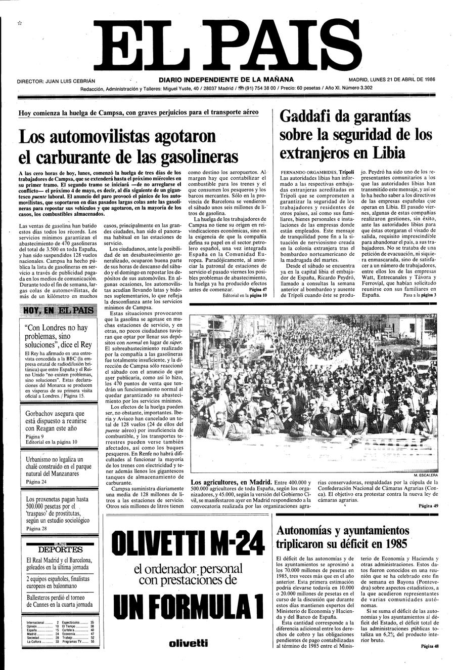 21 de Abril de 1986