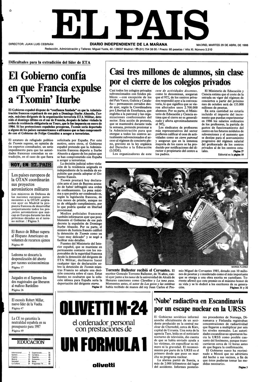 29 de Abril de 1986