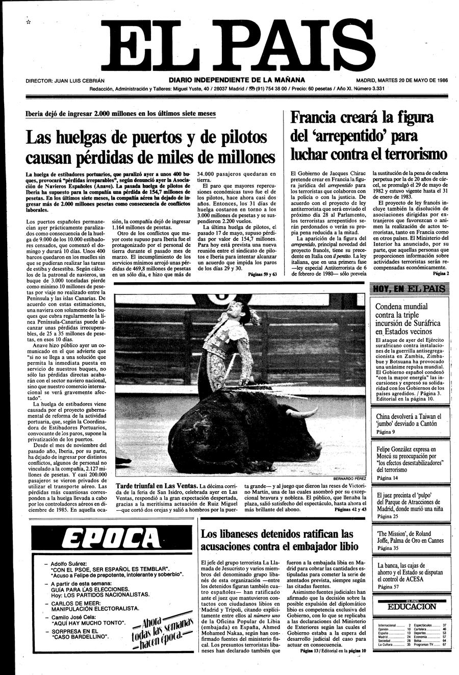 20 de Mayo de 1986