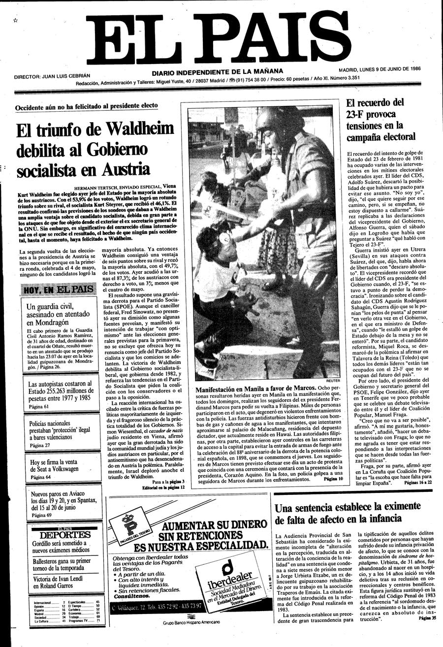 9 de Junio de 1986