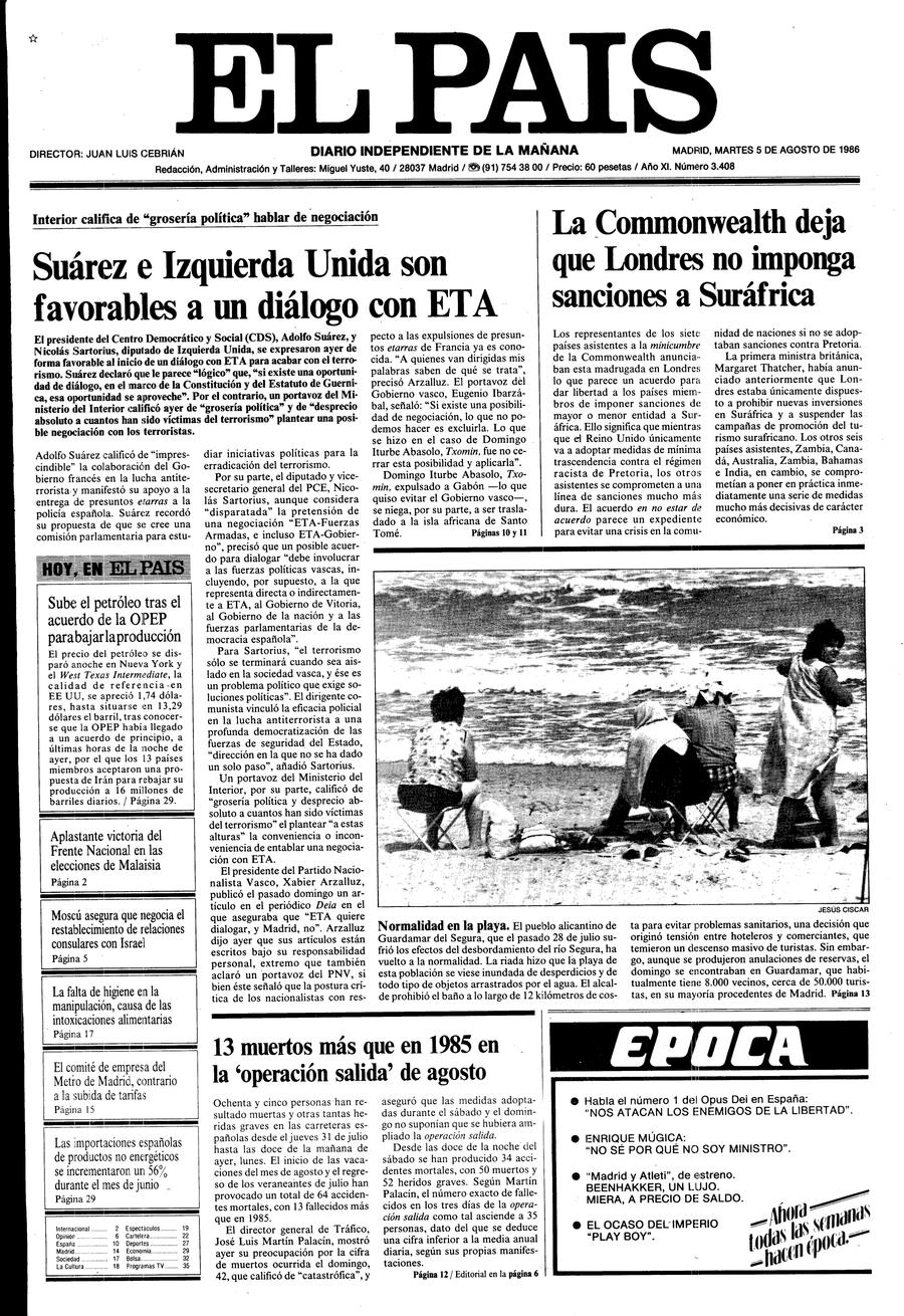 5 de Agosto de 1986