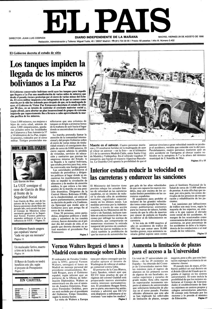 29 de Agosto de 1986