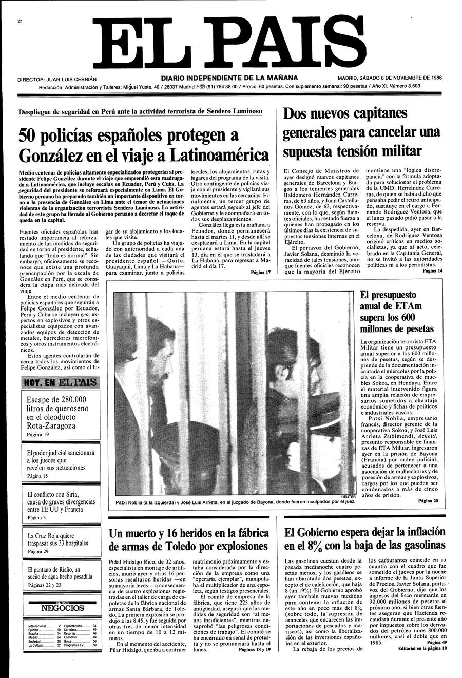 8 de Noviembre de 1986