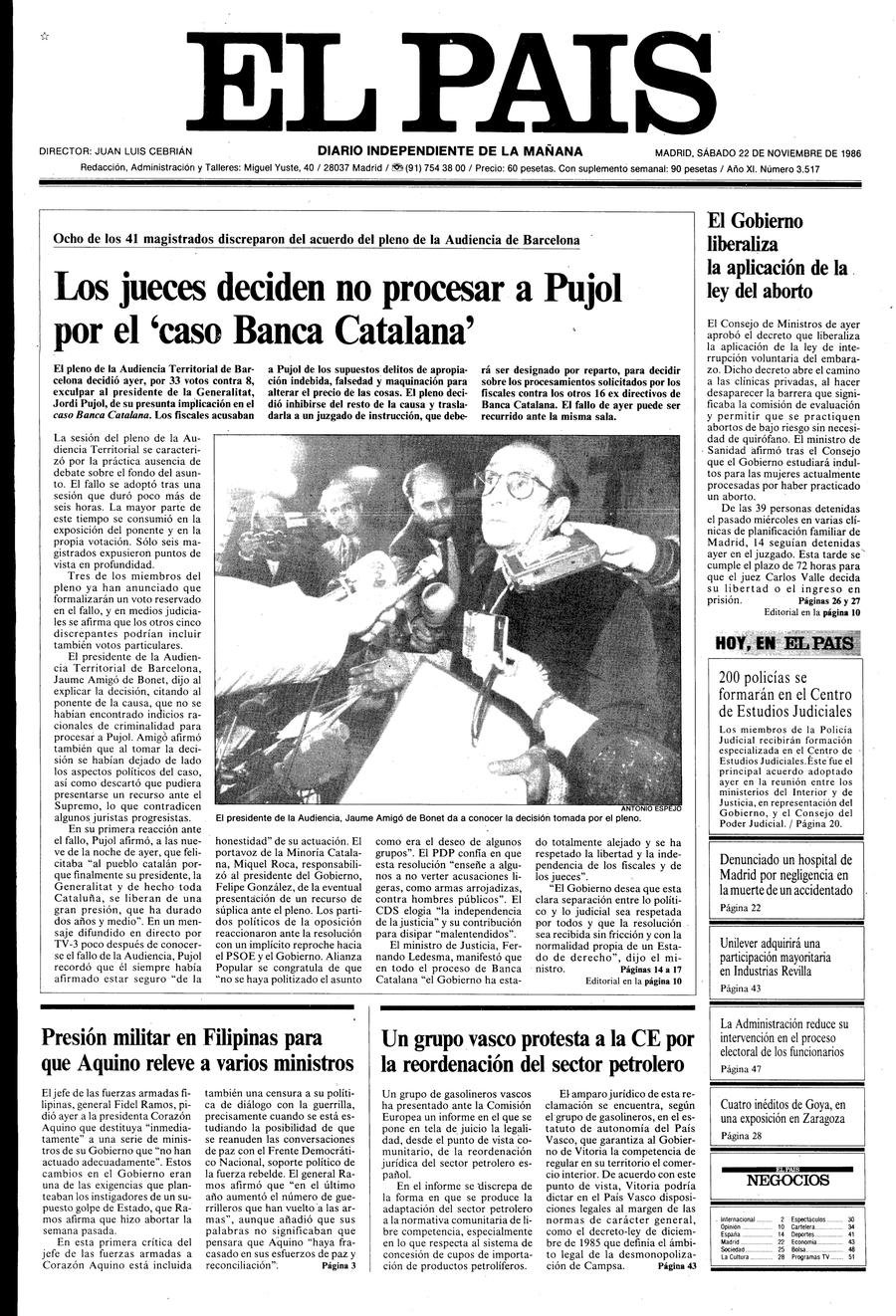 22 de Noviembre de 1986