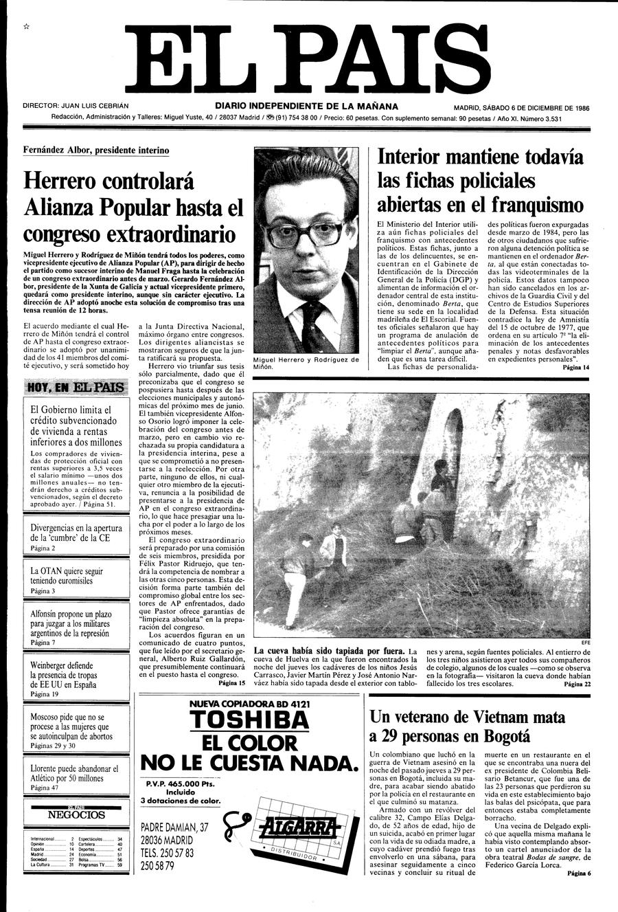 6 de Diciembre de 1986