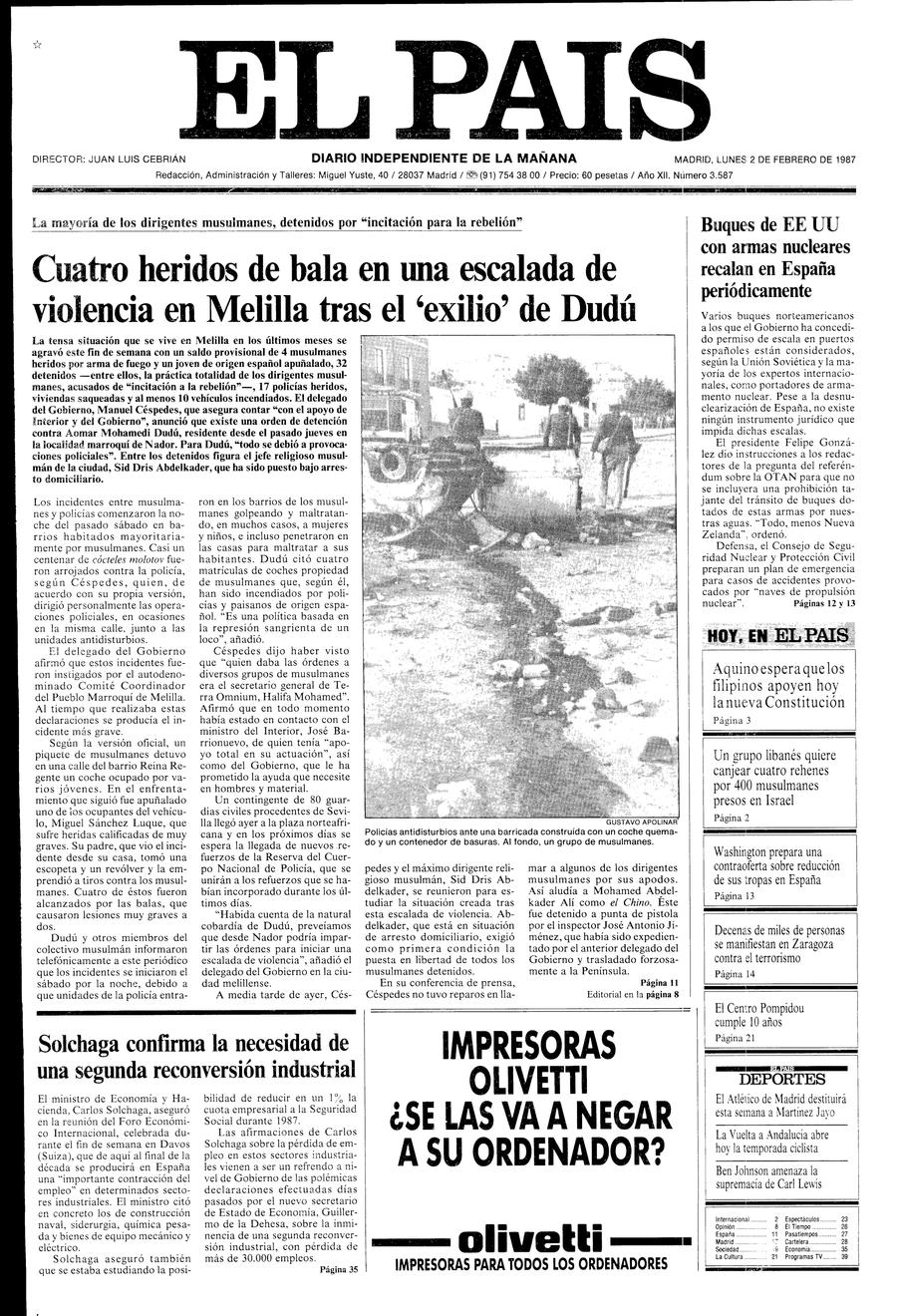 2 febrero 1987