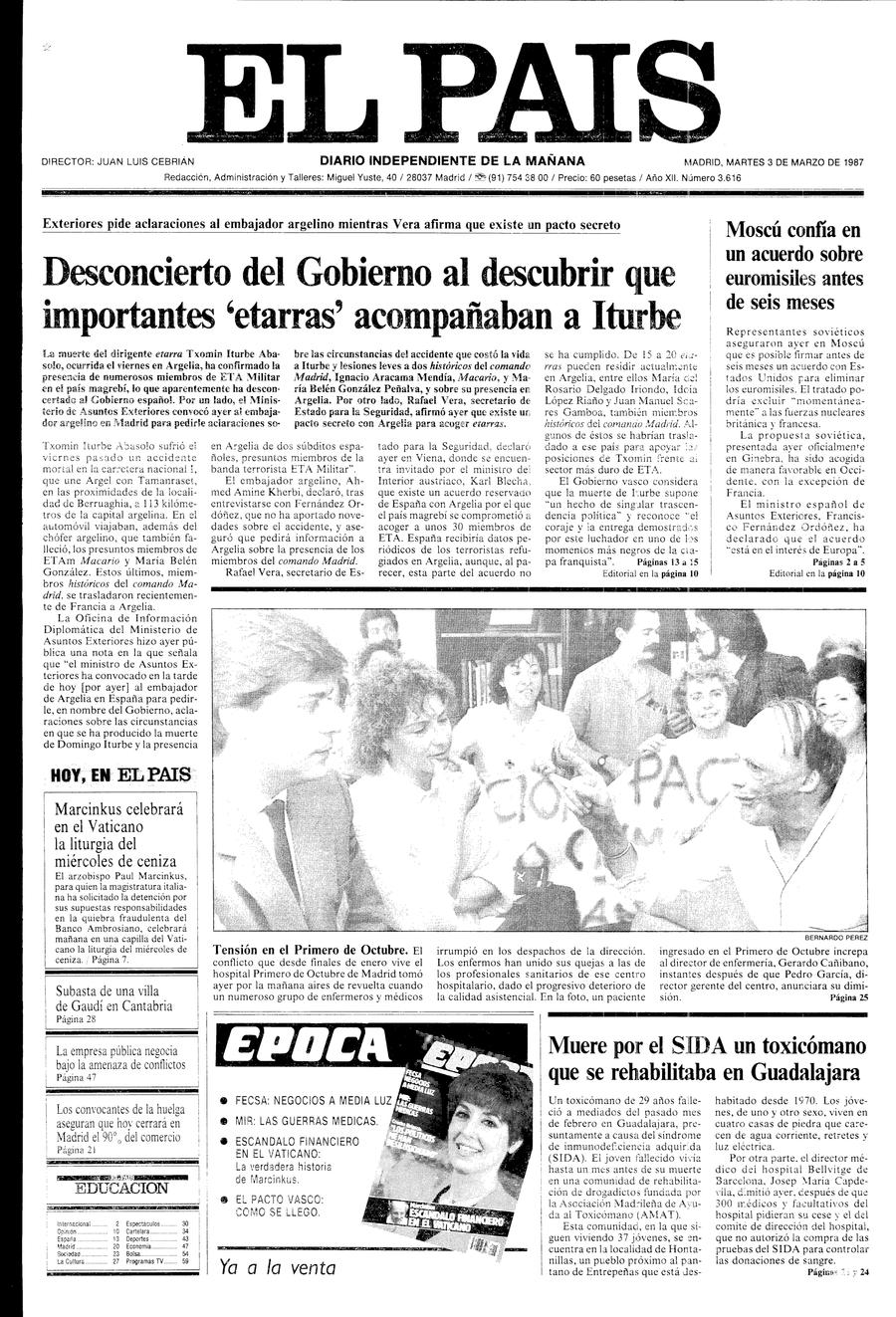 3 de Marzo de 1987