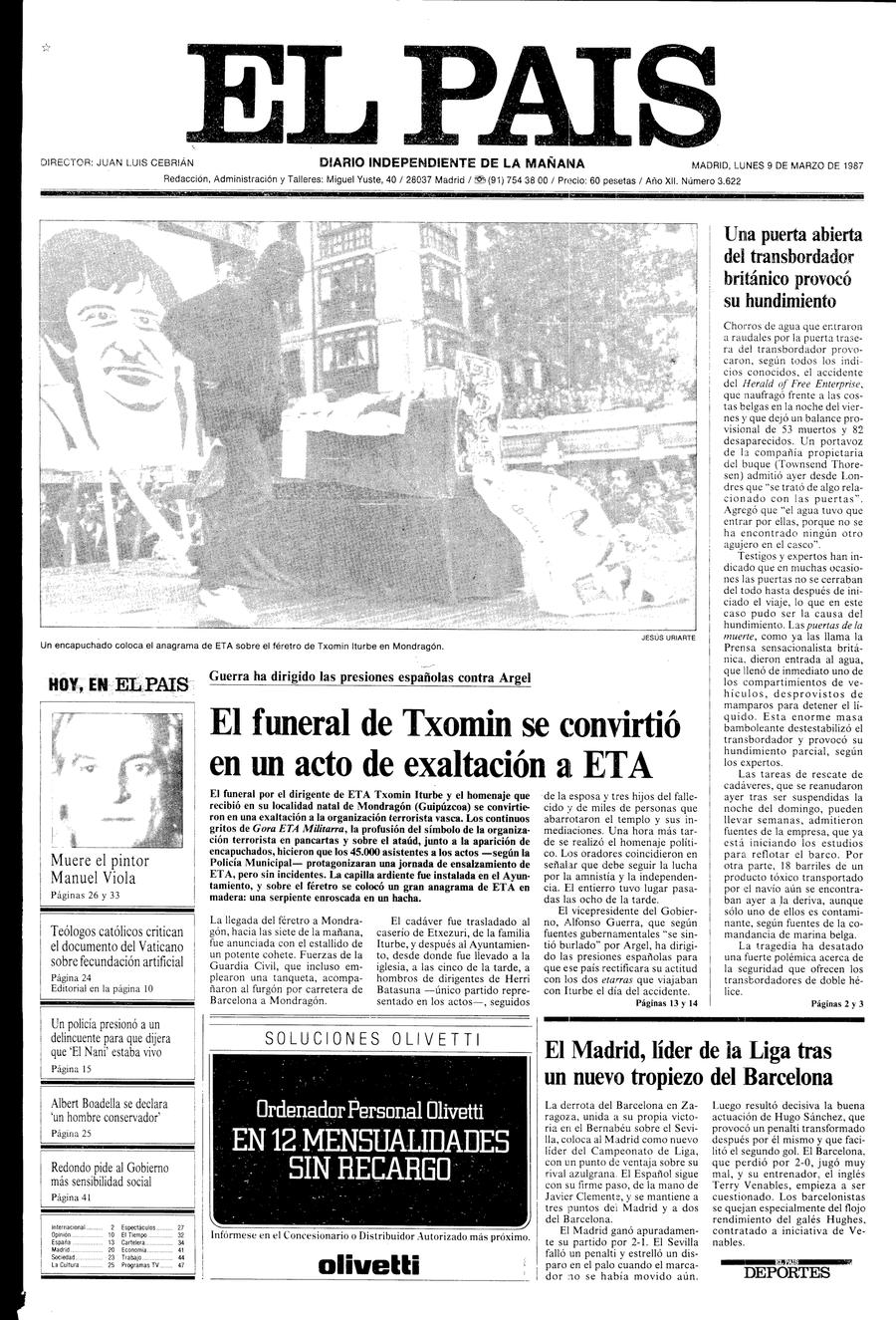 9 de Marzo de 1987