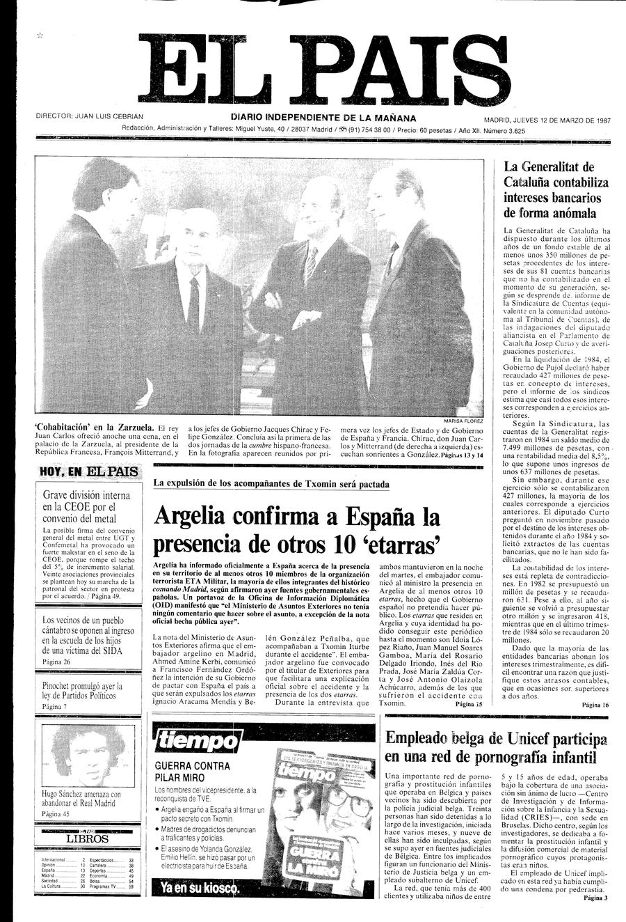 12 de Marzo de 1987