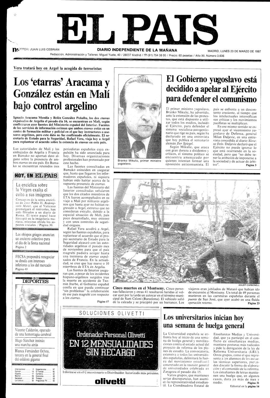 23 de Marzo de 1987