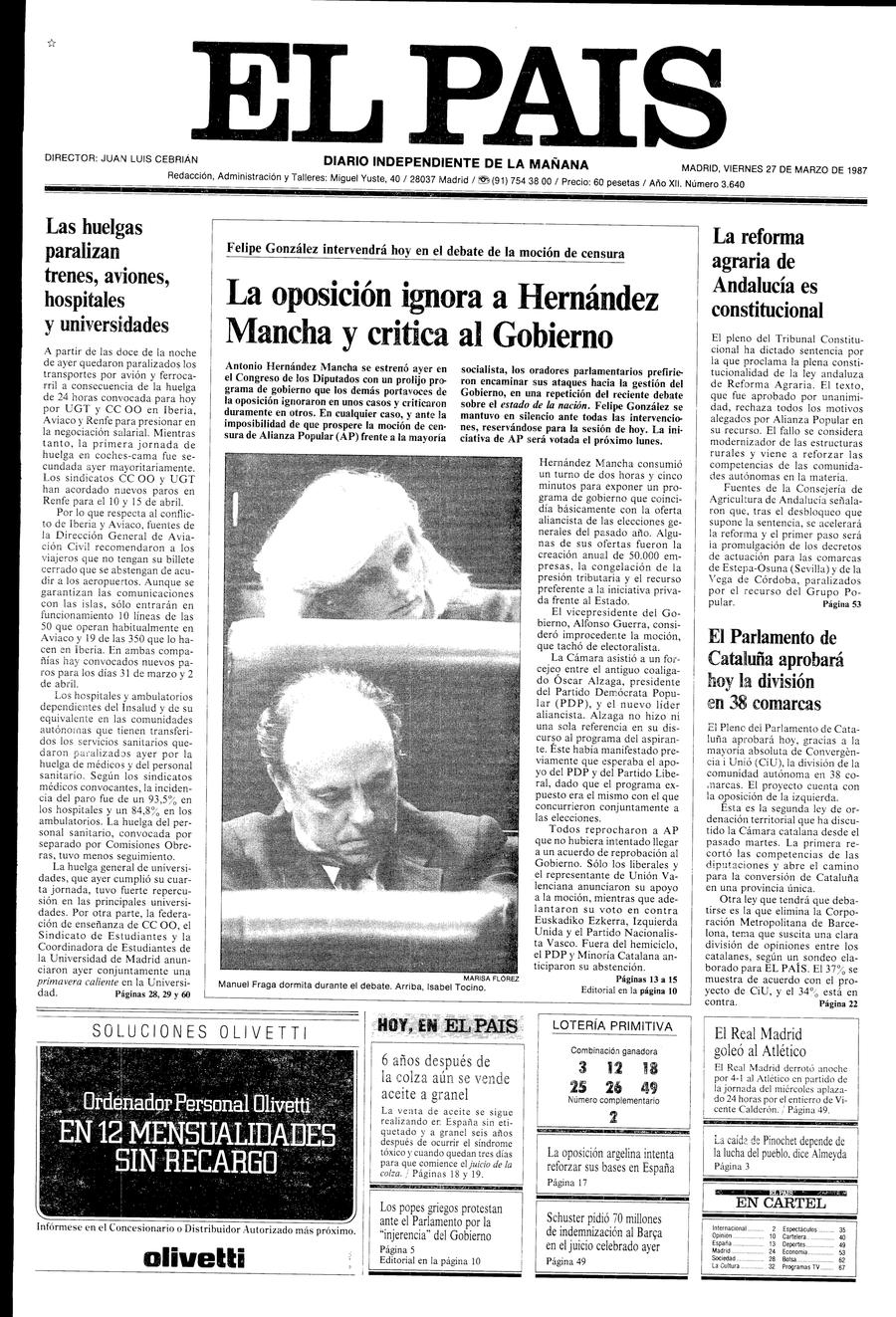 27 de Marzo de 1987