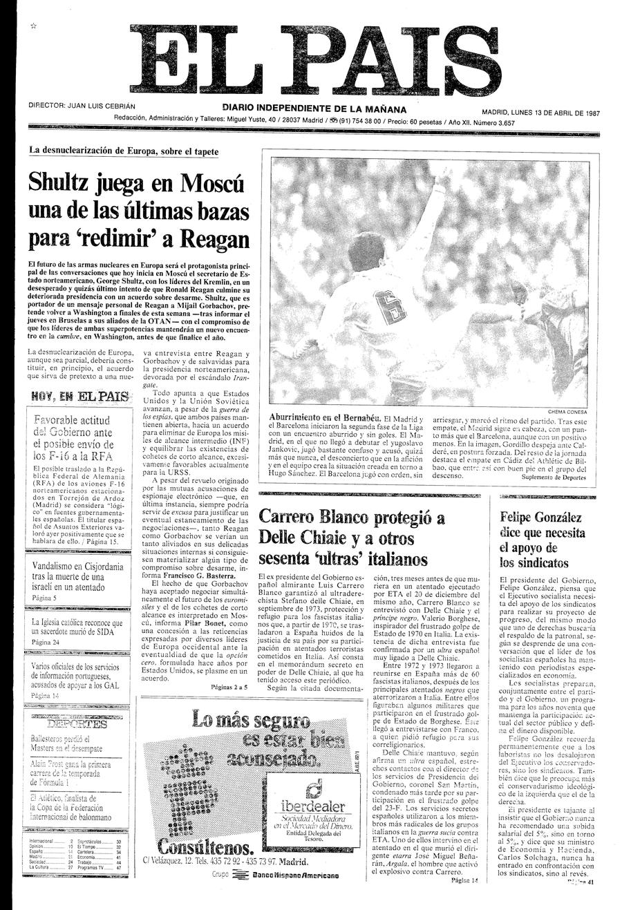 13 de Abril de 1987