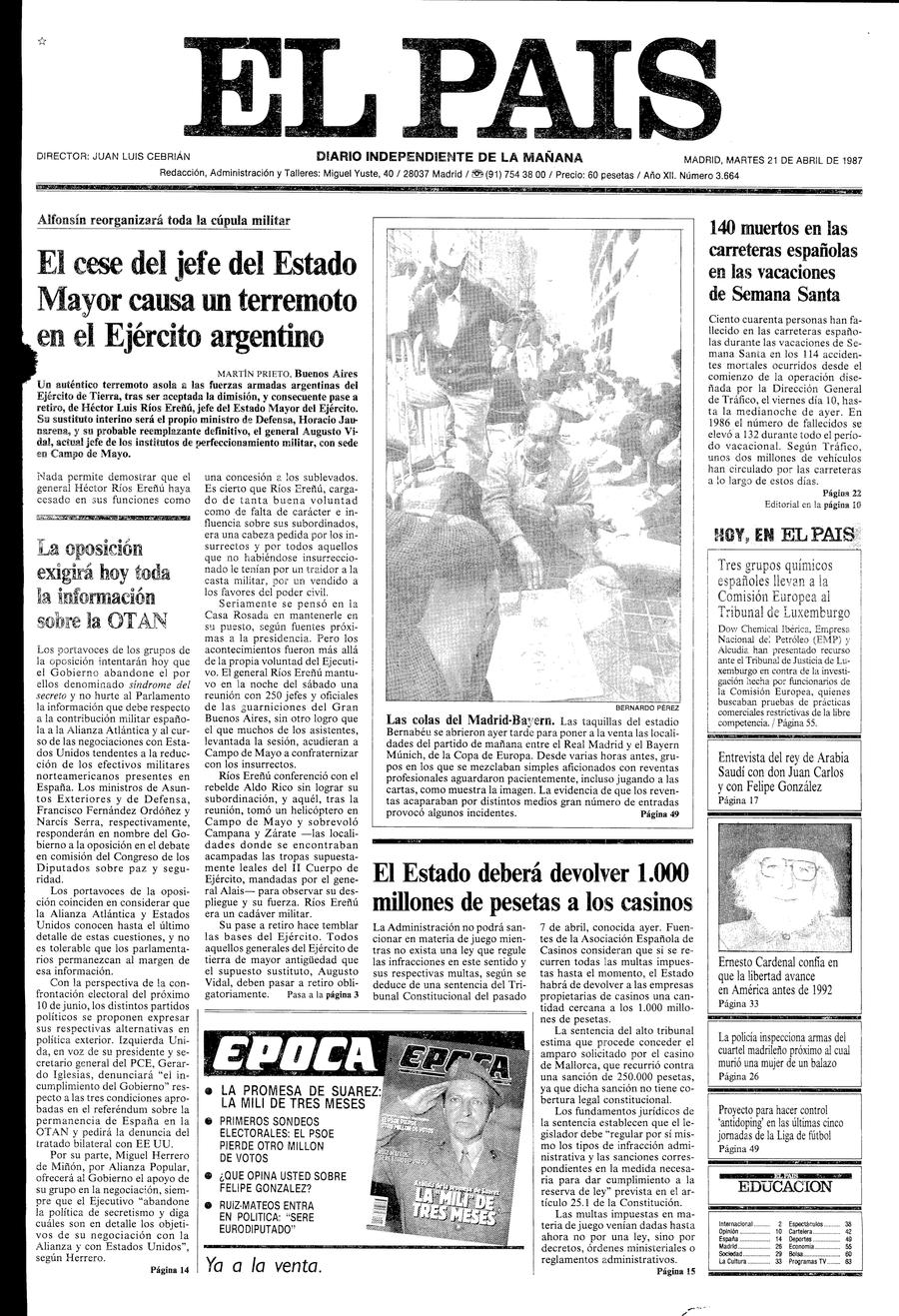 21 de Abril de 1987