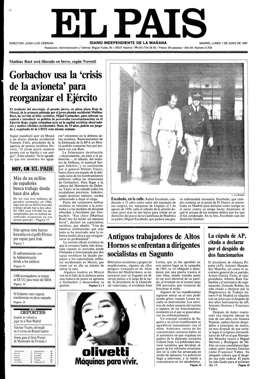 1 de Junio de 1987