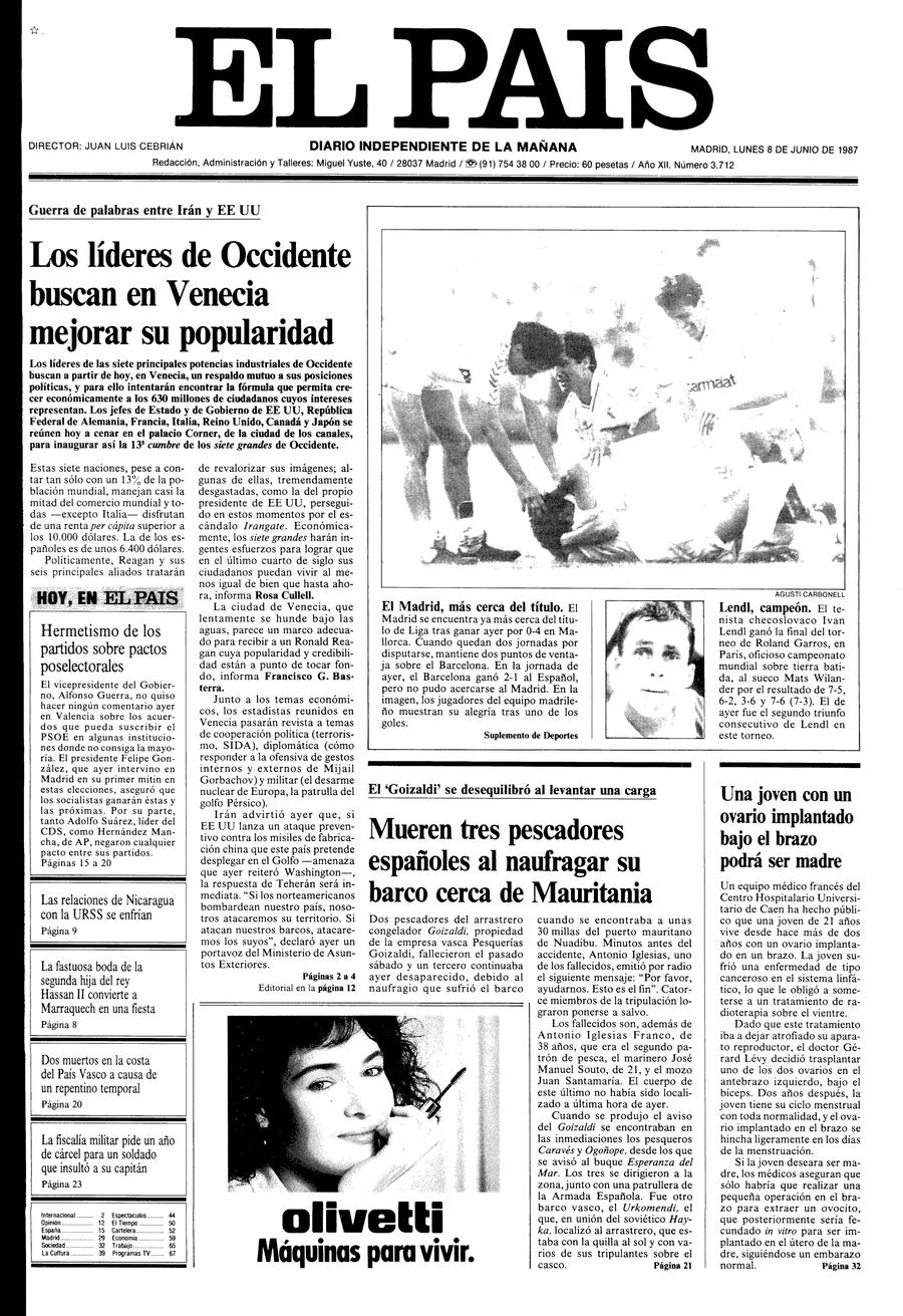 8 de Junio de 1987