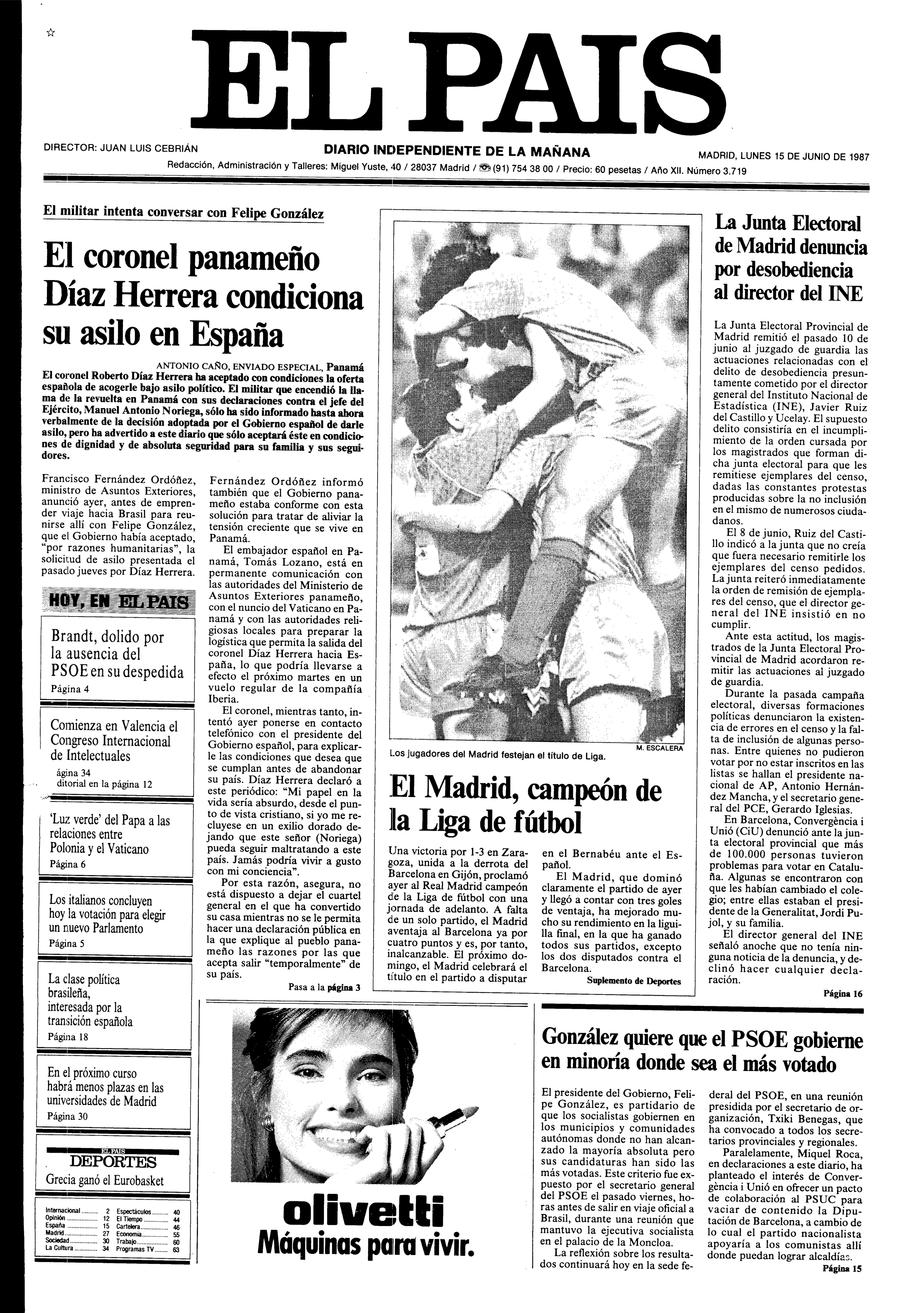 15 de Junio de 1987