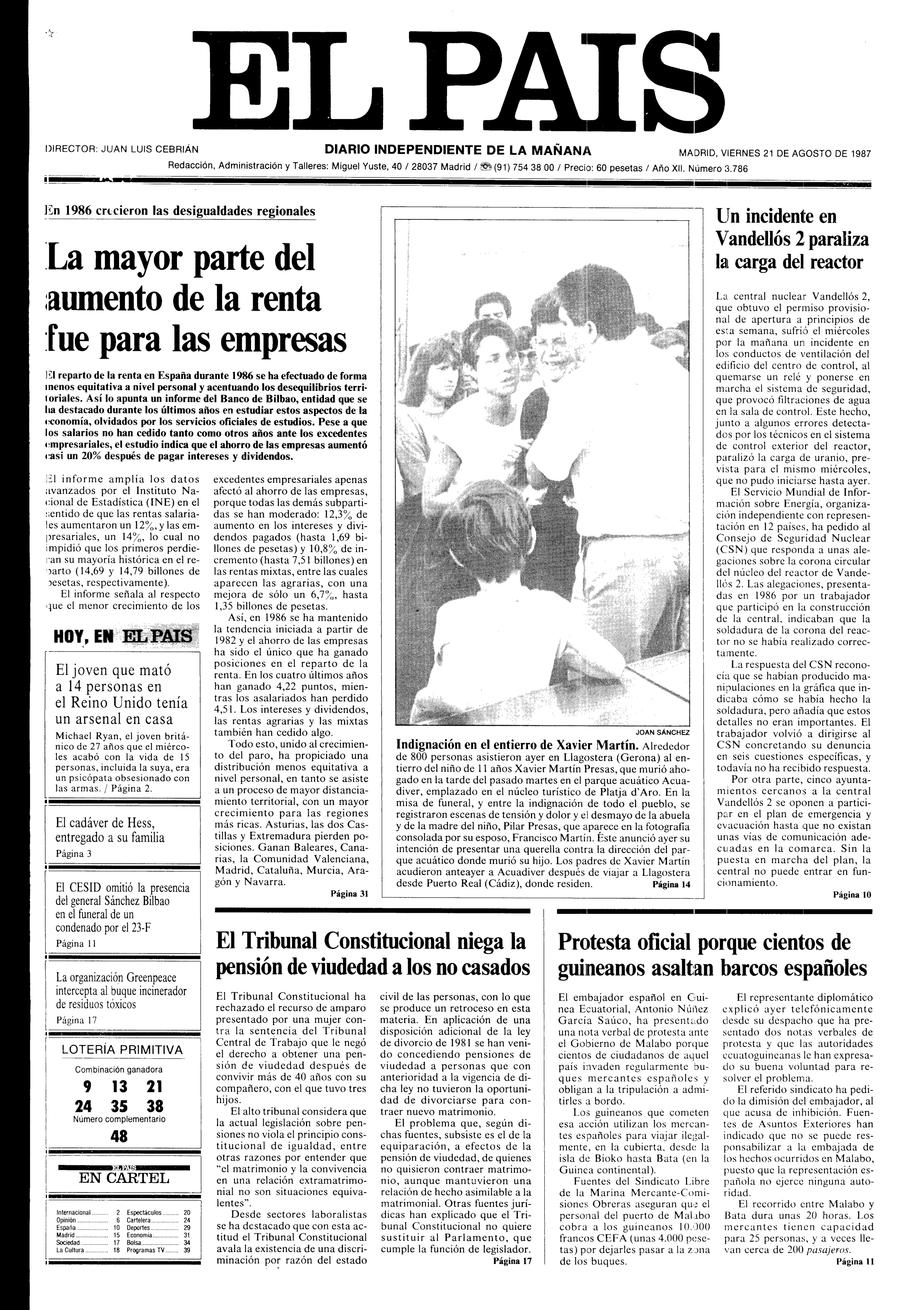 21 de Agosto de 1987