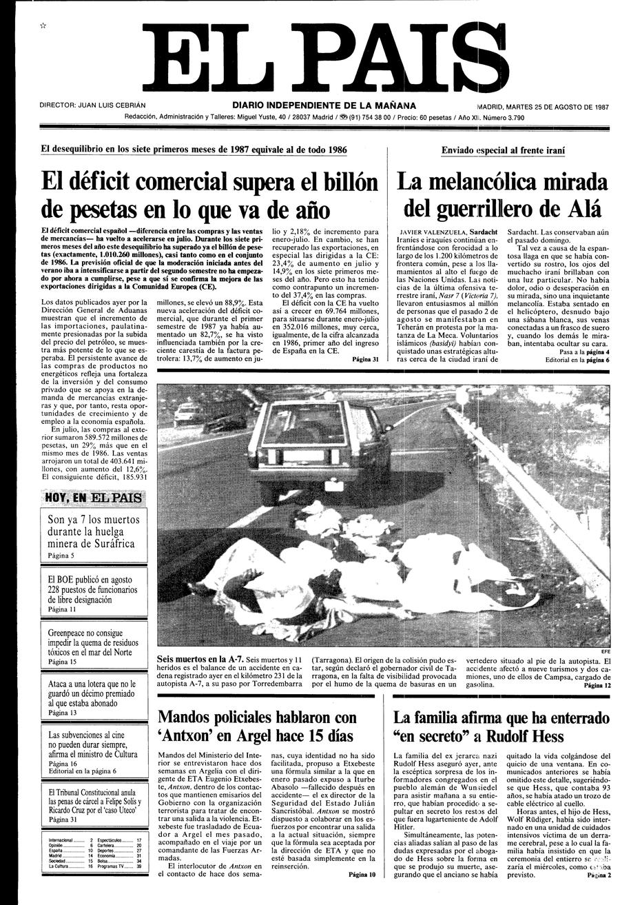 25 de Agosto de 1987