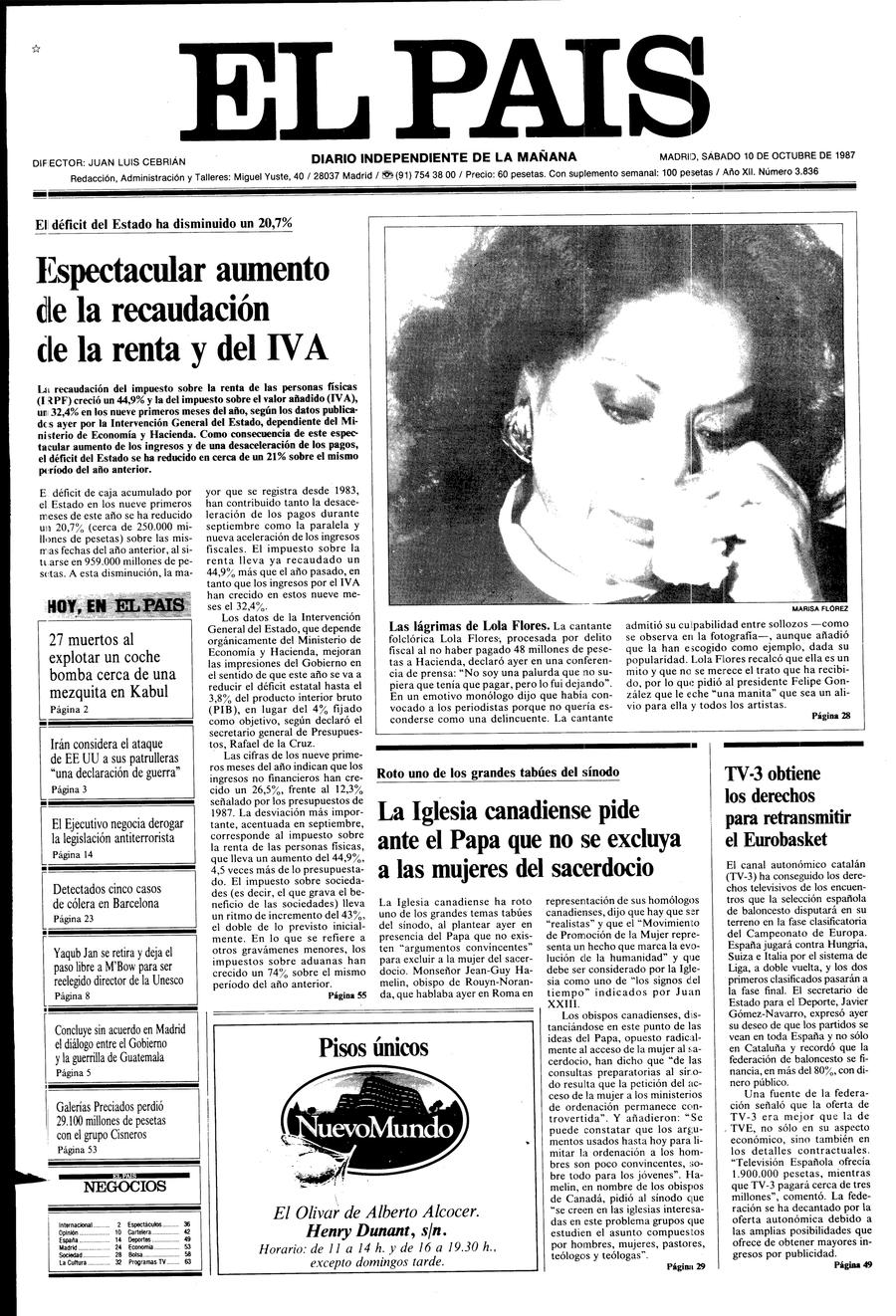 10 de Octubre de 1987