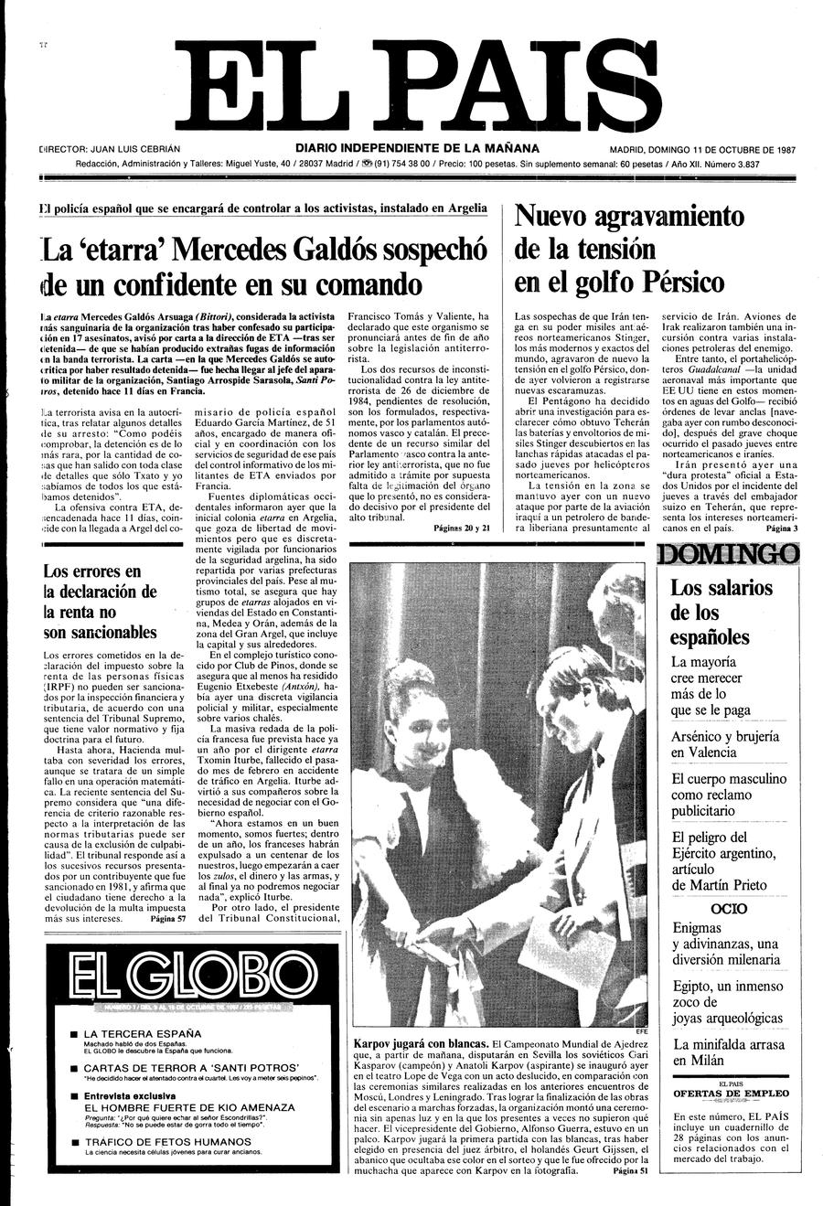 11 de Octubre de 1987