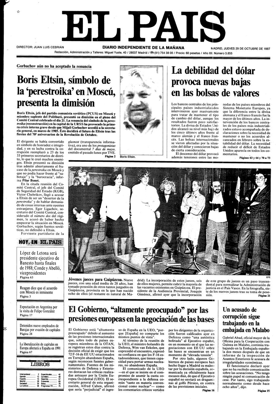 29 de Octubre de 1987