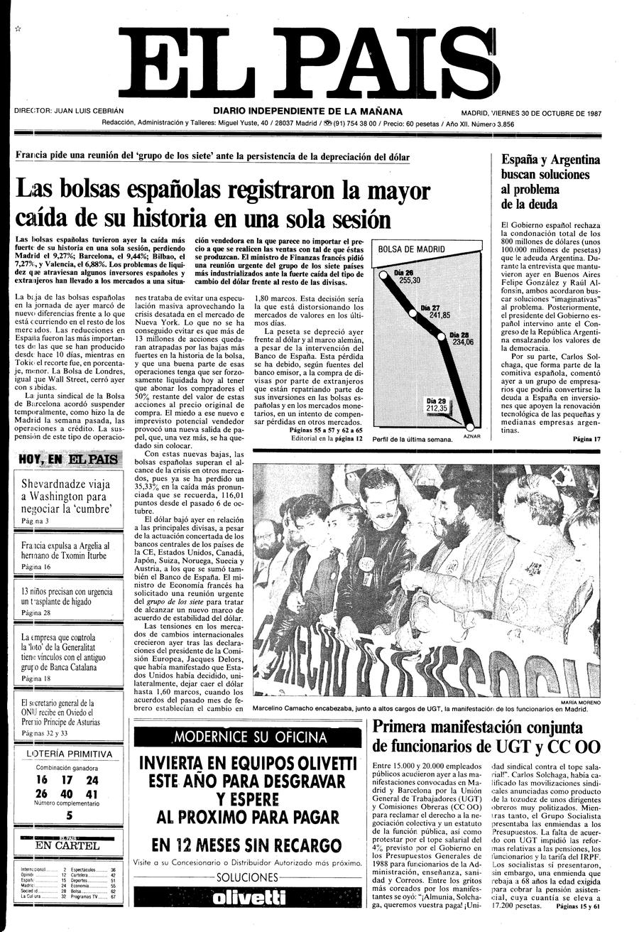 30 de Octubre de 1987