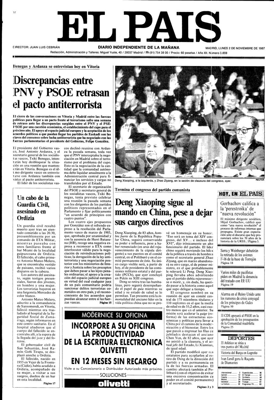 2 de Noviembre de 1987