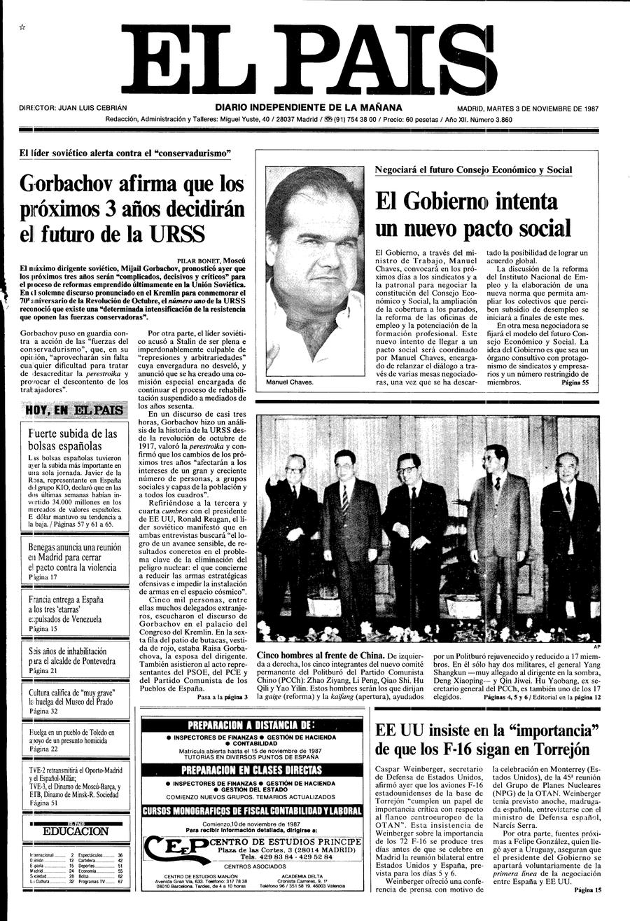 3 de Noviembre de 1987