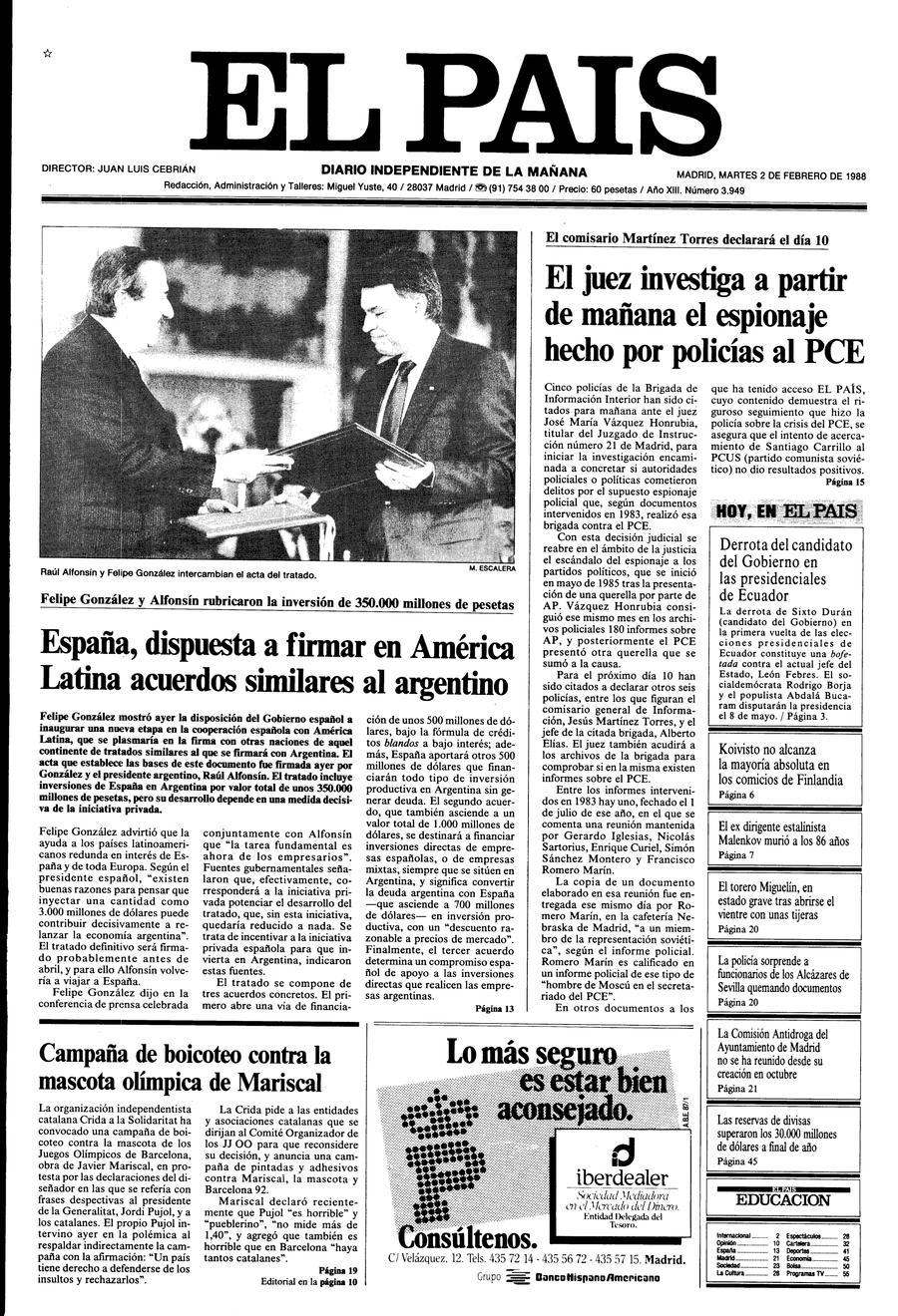 2 febrero 1988