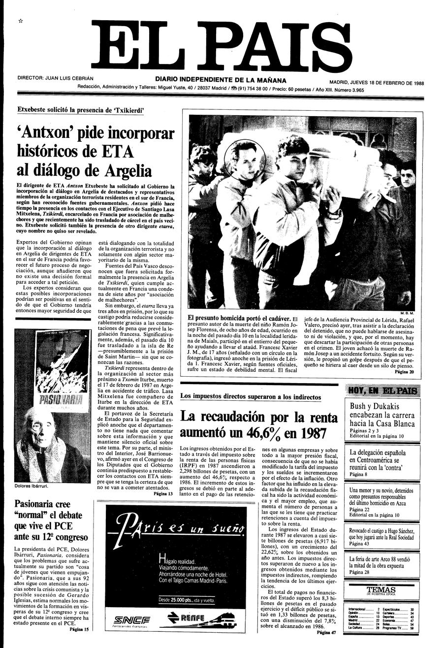 18 de Febrero de 1988
