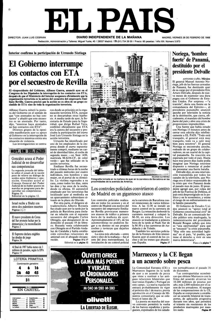 26 de Febrero de 1988